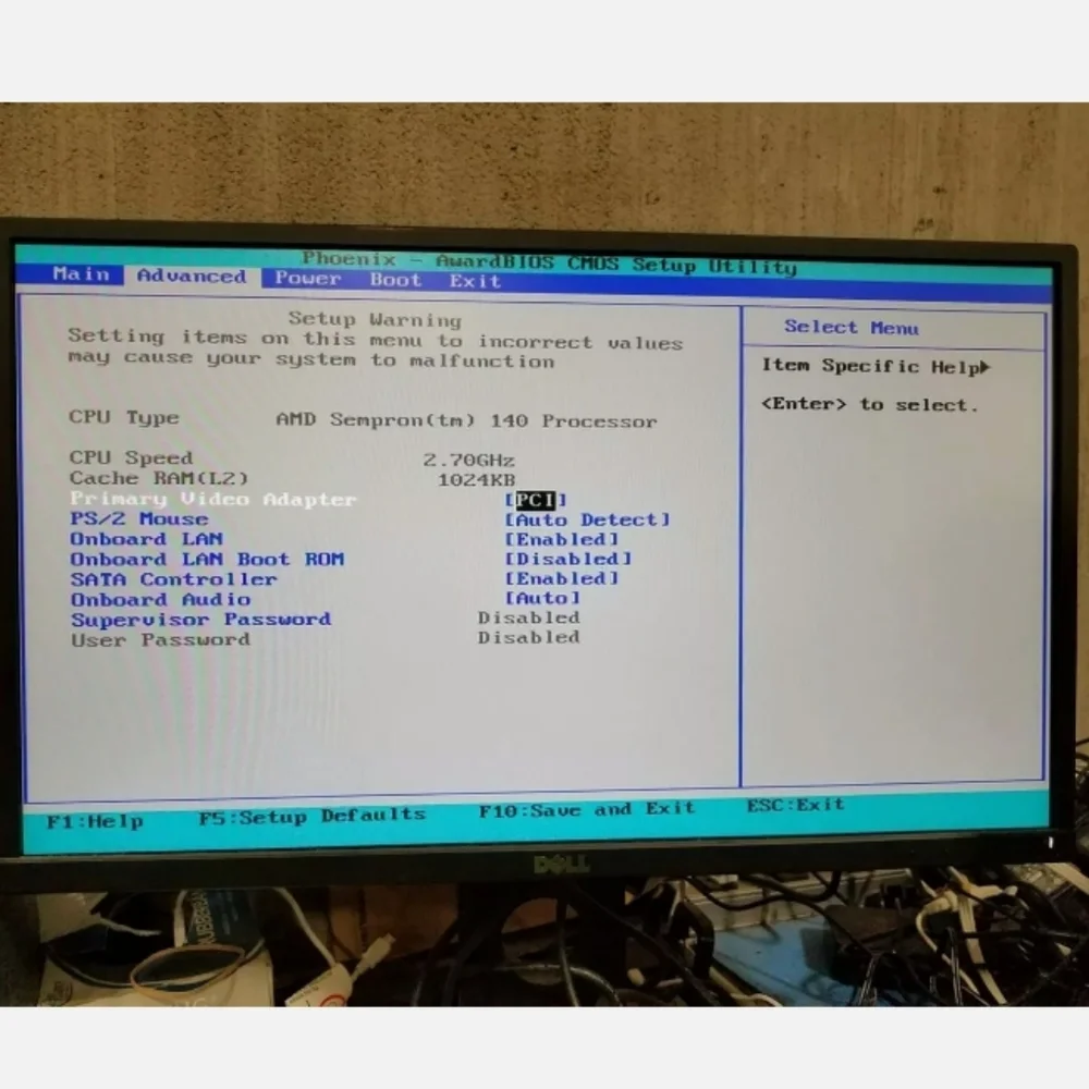 HP Compaq 5500 MT AMD Sempron 140 2.70GHz 2GB RAM